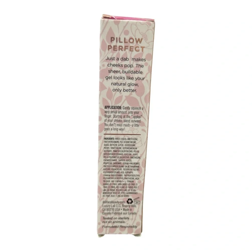 Doll Face Pillow Perfect Geo Cushion Blush Gel GB-04‎ Gossip .26 Fl Oz.